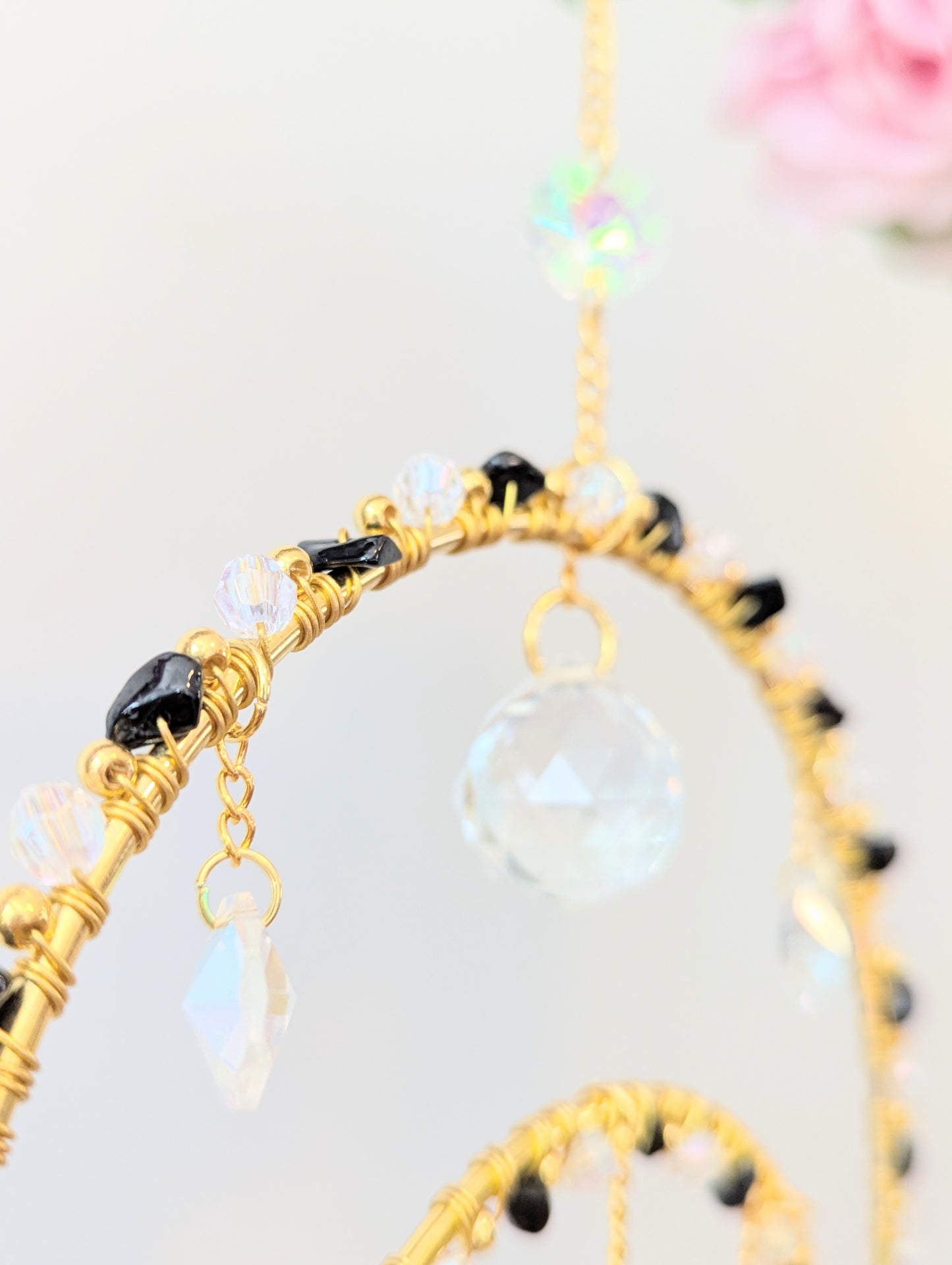 Half-Mooncatcher Black Tourmaline