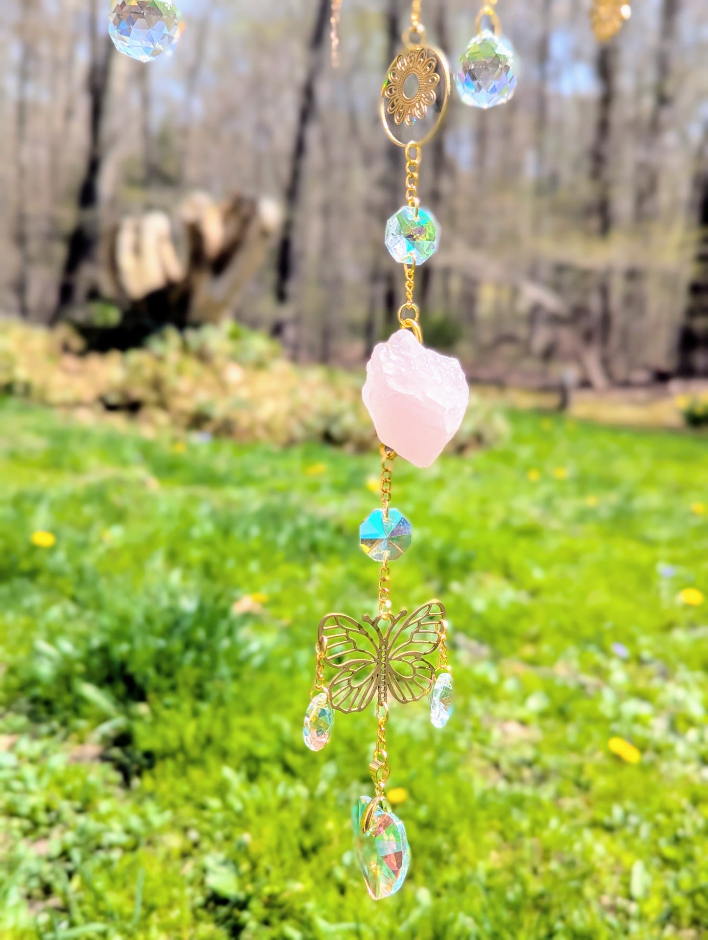 Himmeli Suncatcher Large Rose Quartz