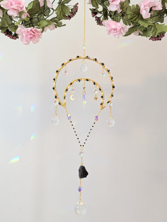 Half-Mooncatcher Black Tourmaline
