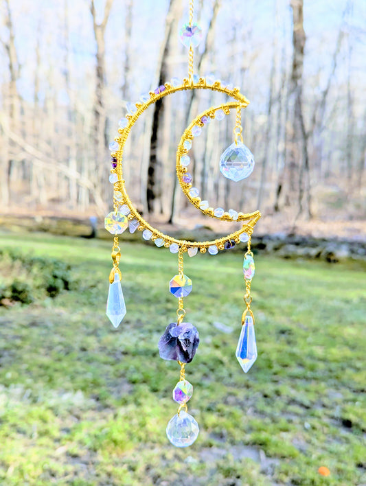 Mooncatcher Rainbow Fluorite