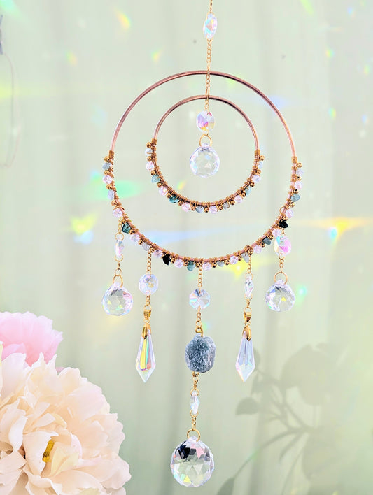 Orbital Suncatcher Green Aventurine