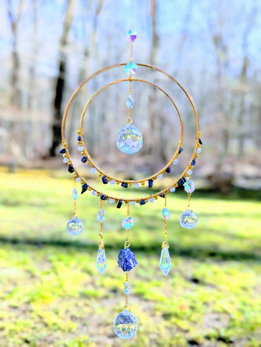 Orbital Suncatcher Blue Sodalite