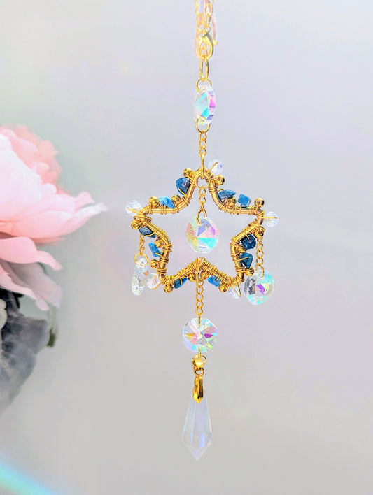 Car Charm Wire-wrapped Star